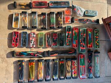 Lotto galleggianti nuovi da negozio di pesca chius