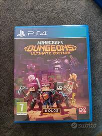 Minecraft Dungeons ultimate edition gioco PS4 
