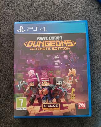 Minecraft Dungeons ultimate edition gioco PS4 