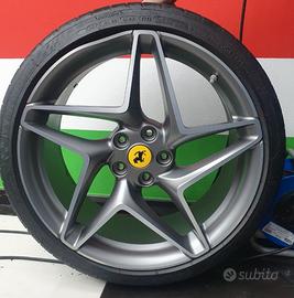Cerchi DX originali Ferrari F8 Tributo diamantatI