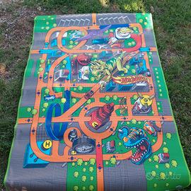 Tappeto gioco tema Hot wheels