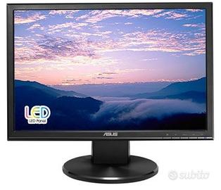 Monitor Asus VW199 19" 16:10 1440x900 VGA DVI Nero