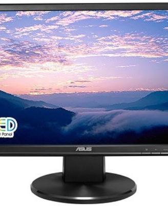 Monitor Asus VW199 19" 16:10 1440x900 VGA DVI Nero