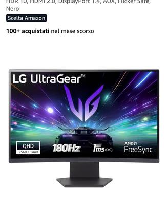 LG ultragear schermo gioco gaming
