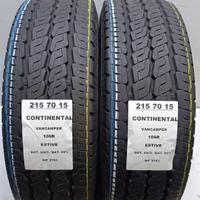 2 GOMME 215 70 15CP CONTINENTAL RIF3703