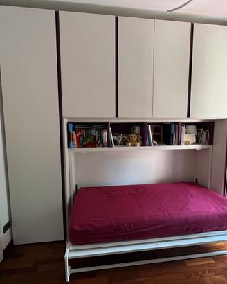 Armadio Clever con letto estraibile