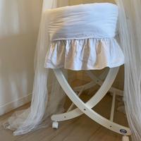 Culla con supporto in legno bianco Pali