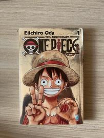 Manga one piece v1 20th anniversary silver edition