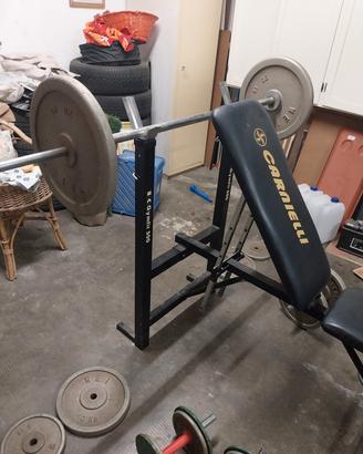 panca palestra carnielli  gymfit 500