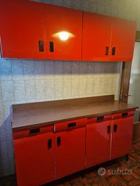 dispensa con tavolo anni 60