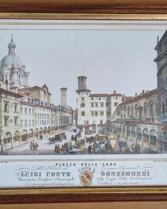 vecchie stampe città di Mantova