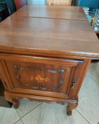 2 comodini legno