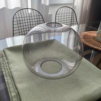 Paralume in vetro con portalampada - 2 disponibili