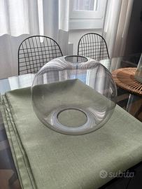 Paralume in vetro con portalampada - 2 disponibili