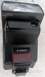 Flash canon speedlite 300ez+custodia pelle