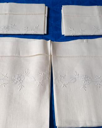 Set asciugamani vintage in lino