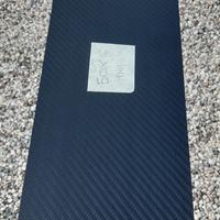 Carbonio placca piastra. 50x15cm 1mm