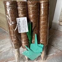 Bastoni di supporto per piante in fibra di cocco