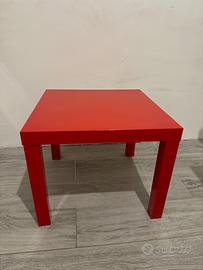Tavolino rosso Ikea