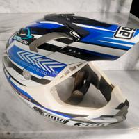 Casco motocross AGV  + occhiali 
