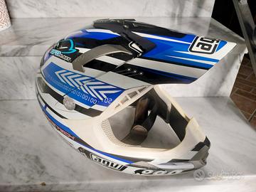 Casco motocross AGV  + occhiali 