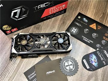 ASRock RX 5700 XT TAICHI 8GB OC+ (scatola & Gadget