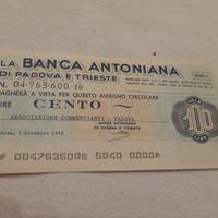99 mini assegni banca antoniana 