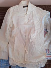 Camicia VIA DELLA CAMICIA crema mis. 39 15 1/2 Us.