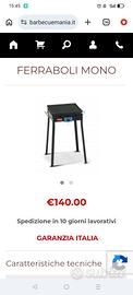 Griglia bbq ghisa ferraboli