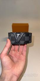 Cintura in Tela Tecnica - Fibbia Monogram LV nera