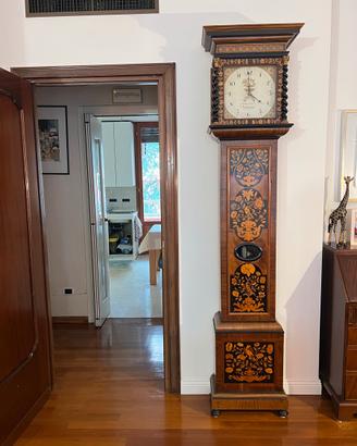 orologio a pendolo inglese da pavimento ‘700