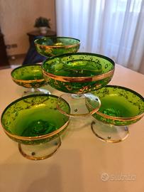 Set di coppe da champagne - dessert in vetro