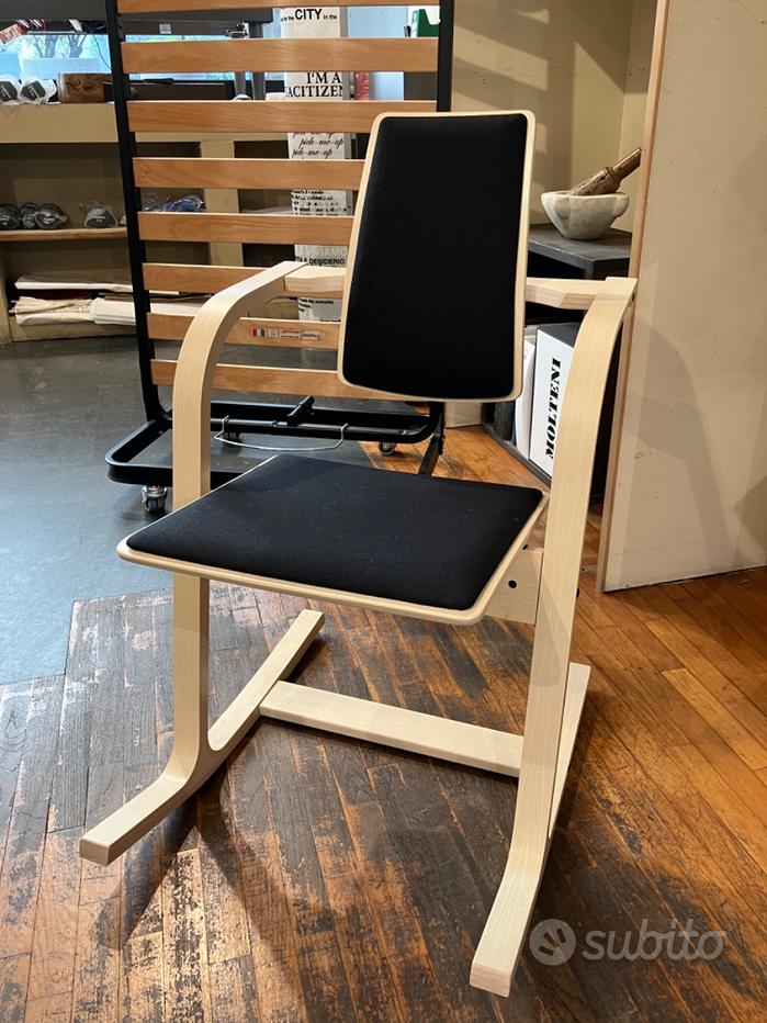 Sedia Ergonomica Posturale Stokke Varier Thatsit Balans Nera