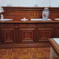 Soggiorno in Legno di Noce