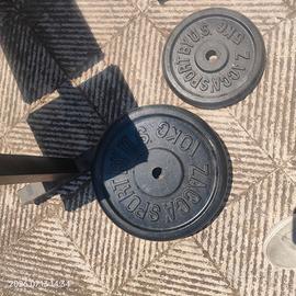 Panca palestra  più pesi