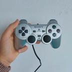 controller PS2 silver PlayStation 2