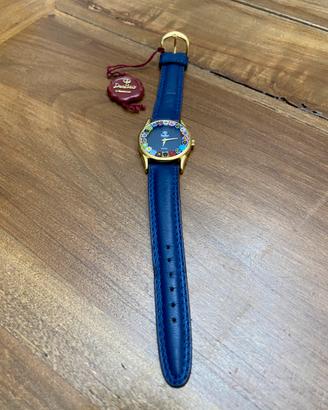 Orologio Dom Baiz Murrina Vintage NUOVO Blu