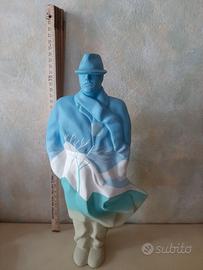 statuetta in ceramica L'aquilone