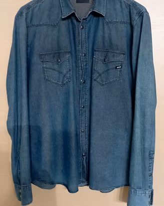 CAMICIA JEANS GAS UOMO