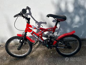 Mountain bike bimbo rossa