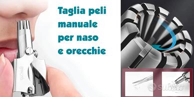 taglia peli manuale acciaio inox