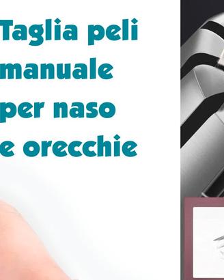taglia peli manuale acciaio inox
