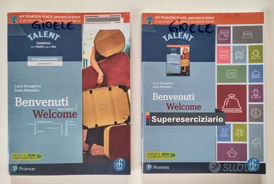 BENVENUTI WELCOME + supereserciziario Pearson NUOV