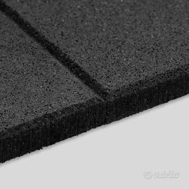 Gommafit SQUARE pavimento in gomma Colore Nero Gommafit Spessore 20 mm