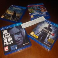 collezione giochi ps4 The Last of US2 FF Uncharted