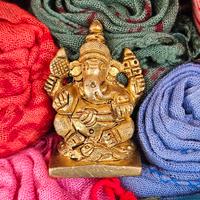 Statuetta Ganesha in ottone vintage – divinità 