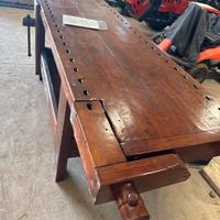 Bancone da falegname restaurato