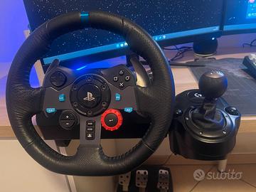 logitech g29+cambio manuale+supporto volante