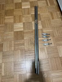 Asta in metallo appendiabiti armadio