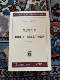 NUOVO Manuale di diritto del lavoro Mazzotta
